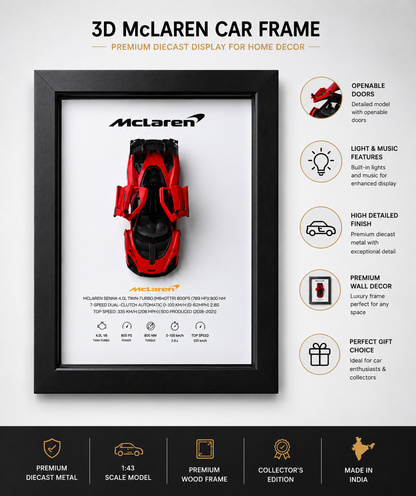 Premium Supercar Frame – McLaren Senna Edition
